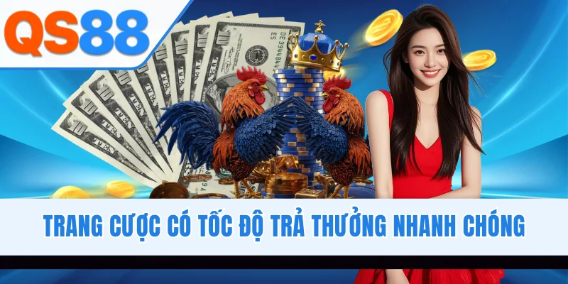 Trang cược có tốc độ trả thưởng nhanh chóng